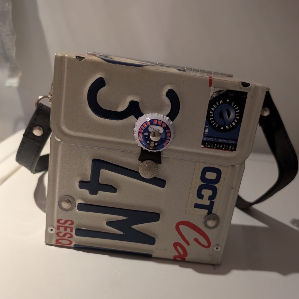 Little earth California license plate purse
